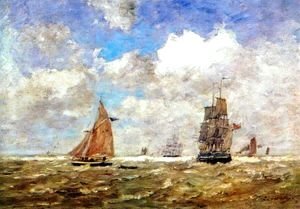 Eugène Boudin - High seas