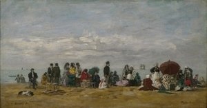 Eugène Boudin - The Beach at Trouville 5