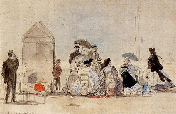 The Beach at Trouville I