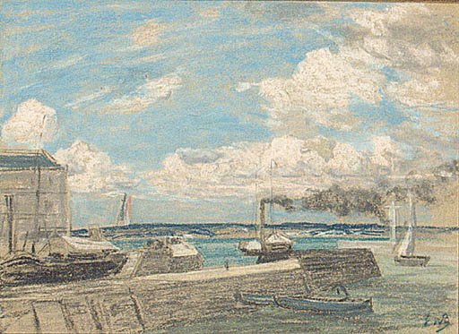 Honfleur, La Sortie Du Port