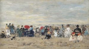 Trouville Scene de plage 2