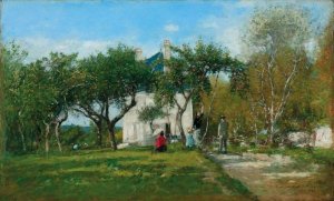 Fervaques. Jardin Et Maison De Monsieur Jacquette