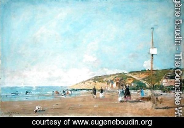 Eugène Boudin - A Seashore