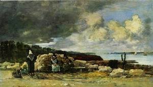 Eugène Boudin - Fisherwomen at Brest