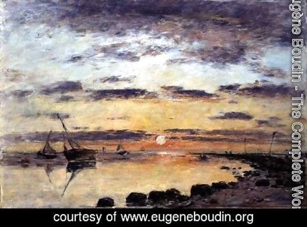 Eugène Boudin - Le Havre 1889