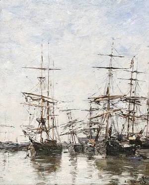 Eugène Boudin - Le Port 1886