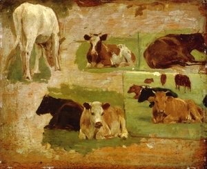 Study of Cows c.1860