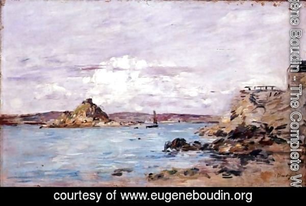 Eugène Boudin - The Bay of Douarnenez c.1895-97