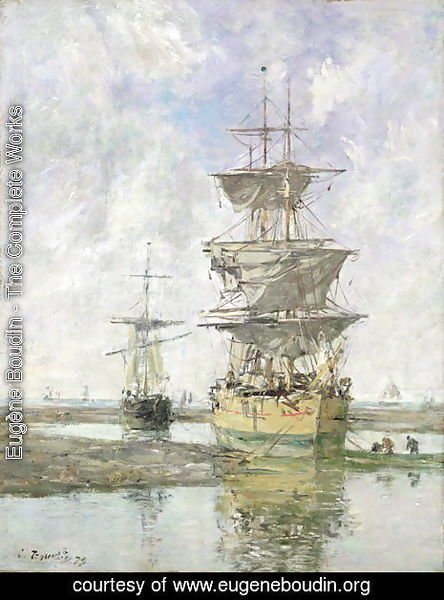 Eugène Boudin - The Large Ship 1879