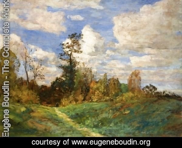 Eugène Boudin - Forest Landscape