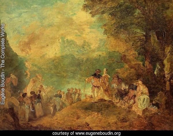 The Pilgrimage to Cythera (after Watteau)