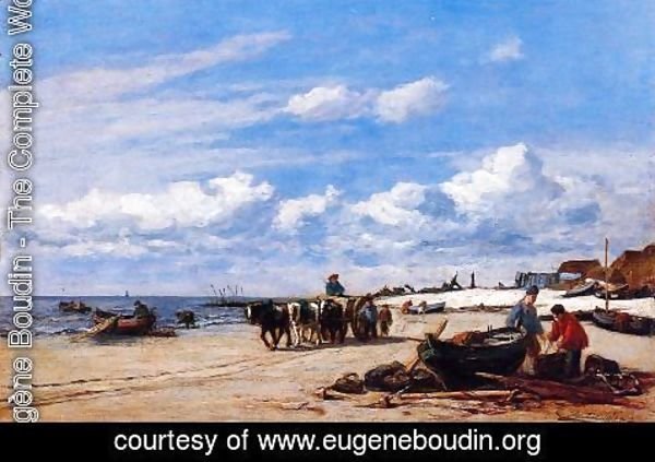 Eugène Boudin - In the Vicinity of Honfleur