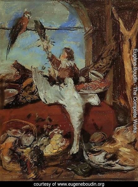 Interior of a Pantry (after Frans Snyders)