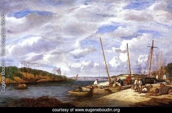 Douarnenez, Fishing Boats at Dockside