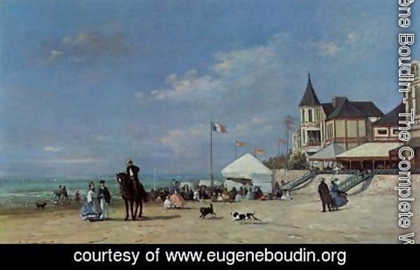 Eugène Boudin - The Trouville Beach