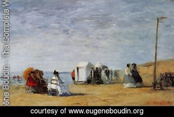 Eugène Boudin - Beach Scene I