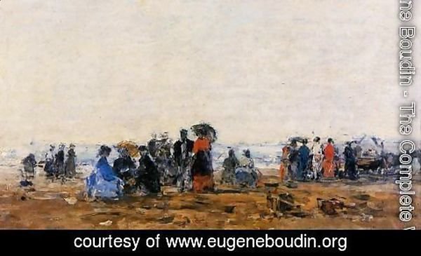 Eugène Boudin - Beach Scene III