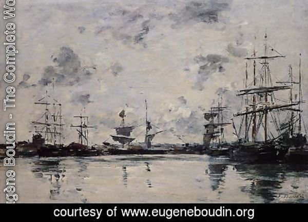 Eugène Boudin - Le Havre, the Port