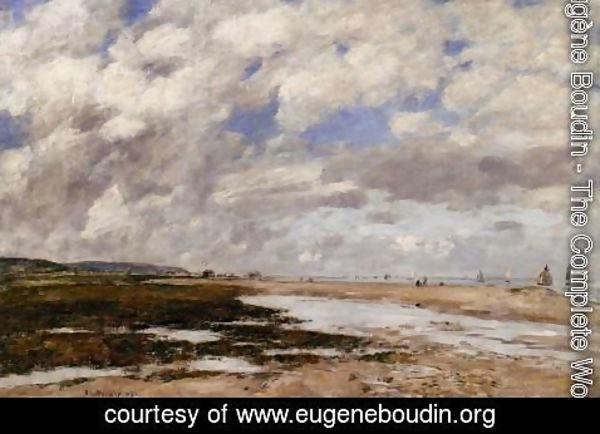 Eugène Boudin - The Beach, Deauville