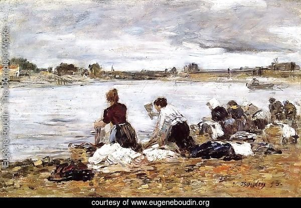 Laundresses on the Banks of the Touques III