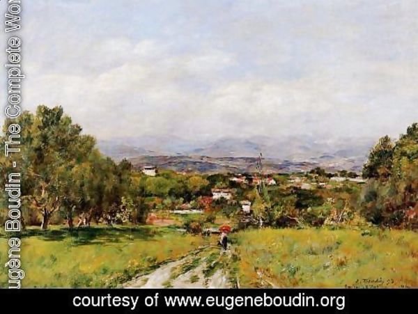 Eugène Boudin - Near Antibes