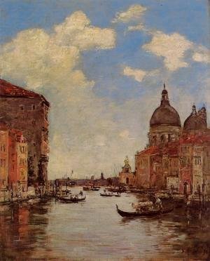 Eugène Boudin - Venice, the Canal de la Gandara