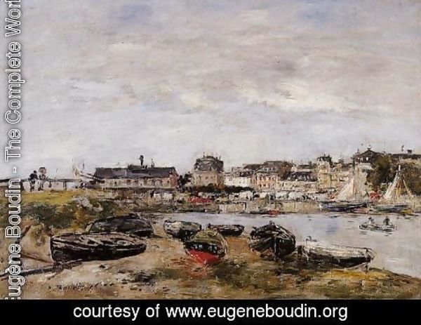 Eugène Boudin - Trouville, View from Deauville, a Day in March