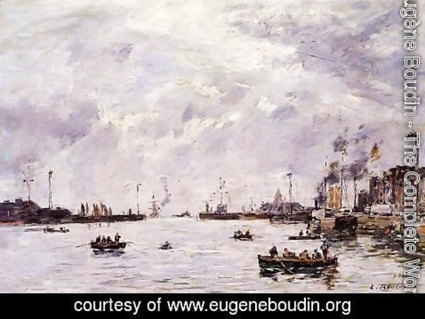 Eugène Boudin - Le Havre, the Outer Port