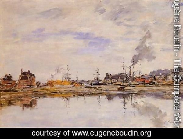 Eugène Boudin - La retenue a Trouville