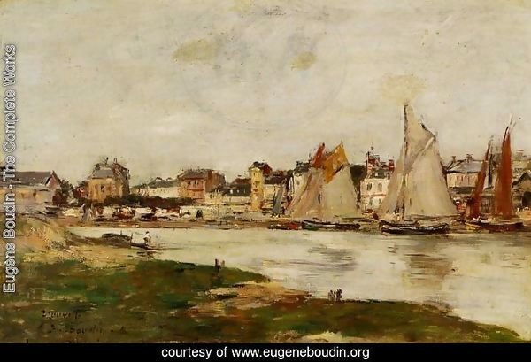View of the Port of Trouville, High Tide