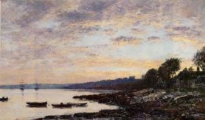 Eugène Boudin - Brest, the Harbor I