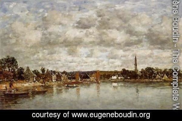 Eugène Boudin - Hopital-Camfrout, Le Bourg