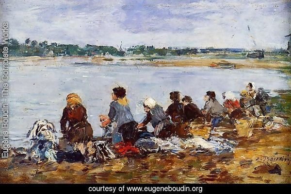 Laundresses on the Banks of the Touques IX