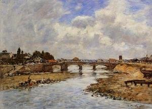 Eugène Boudin - Laundresses on the Banks of the Touques X