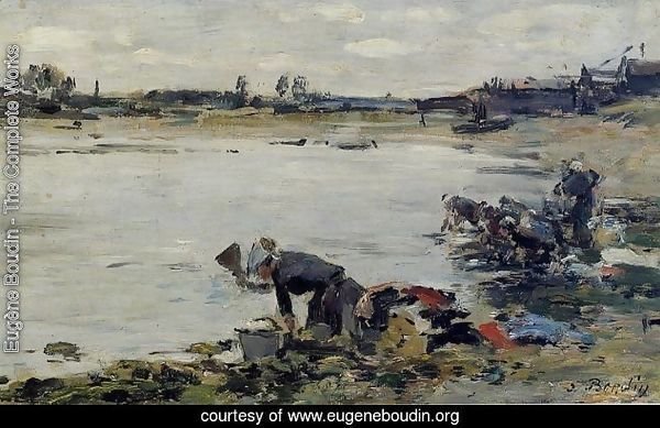 Laundresses on the Banks of the Touques XII