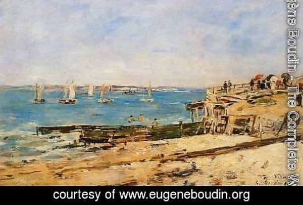 Eugène Boudin - Villerville, the Shore