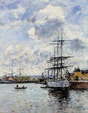 Eugène Boudin - Deauville, the Harbor III