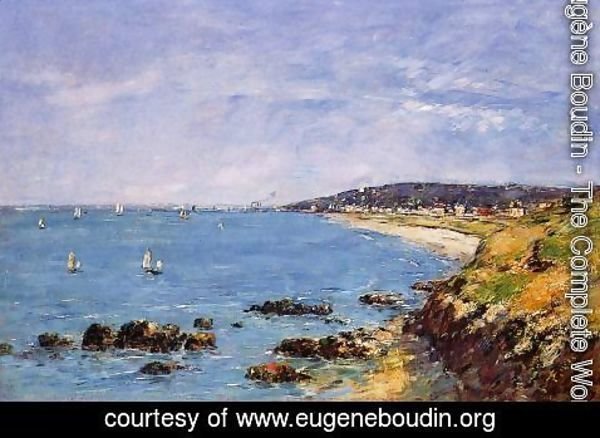 Eugène Boudin - Trouville, View from the Heights