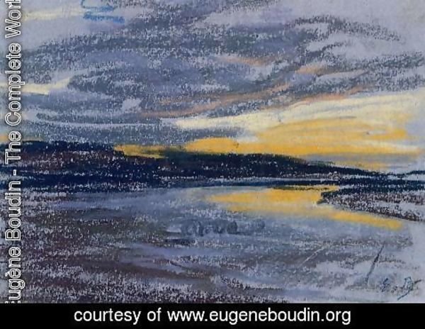 Eugène Boudin - Sunset
