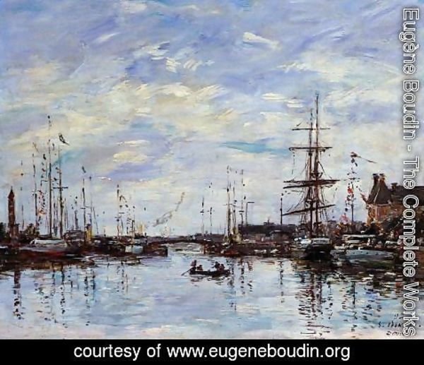 Eugène Boudin - Deauville, the Harbor IV