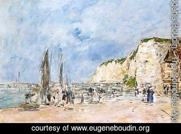 Eugène Boudin - Dieppe, the Pollet Cliffs