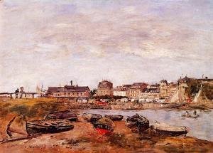 Eugène Boudin - Trouville, the View from Deauville on Market Day