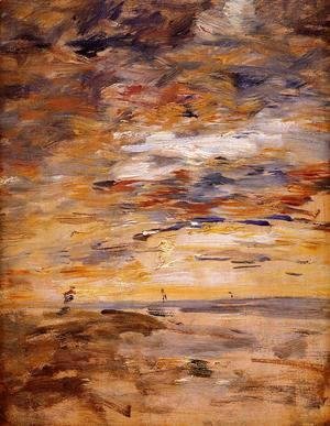 Eugène Boudin - Sky at Sunset