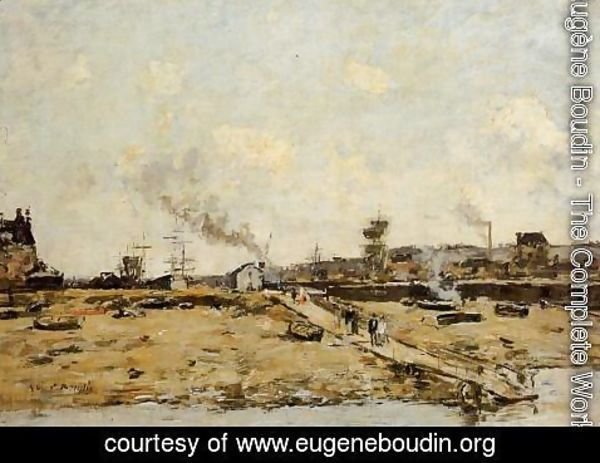 Eugène Boudin - Trouville, the Ferry to Deauville