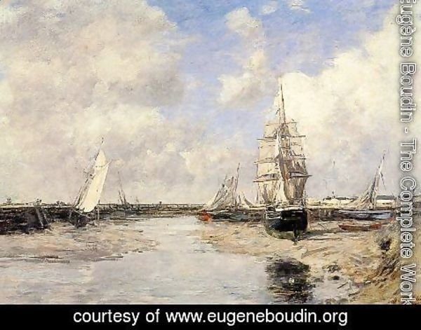Eugène Boudin - Estuary at Trouville