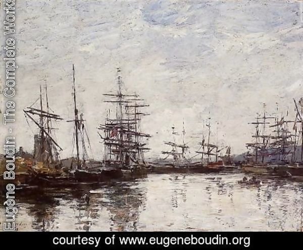Eugène Boudin - Deauville, the Harbor VI