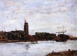 Eugène Boudin - The River Scheldt