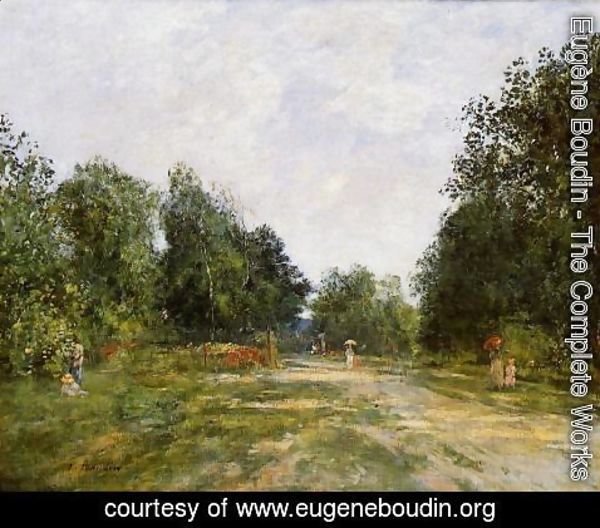 Eugène Boudin - Cordier Park, Trouville