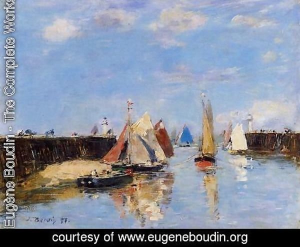 Eugène Boudin - The Port of Trouville II