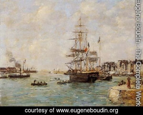 Eugène Boudin - Le Havre, the Outer Port I